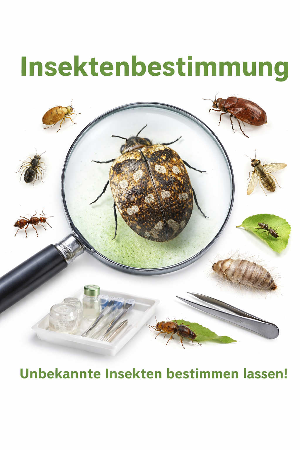 Insekten- & Kotspuren-Bestimmung – Schnelle Analyse per Bild oder Einsendung